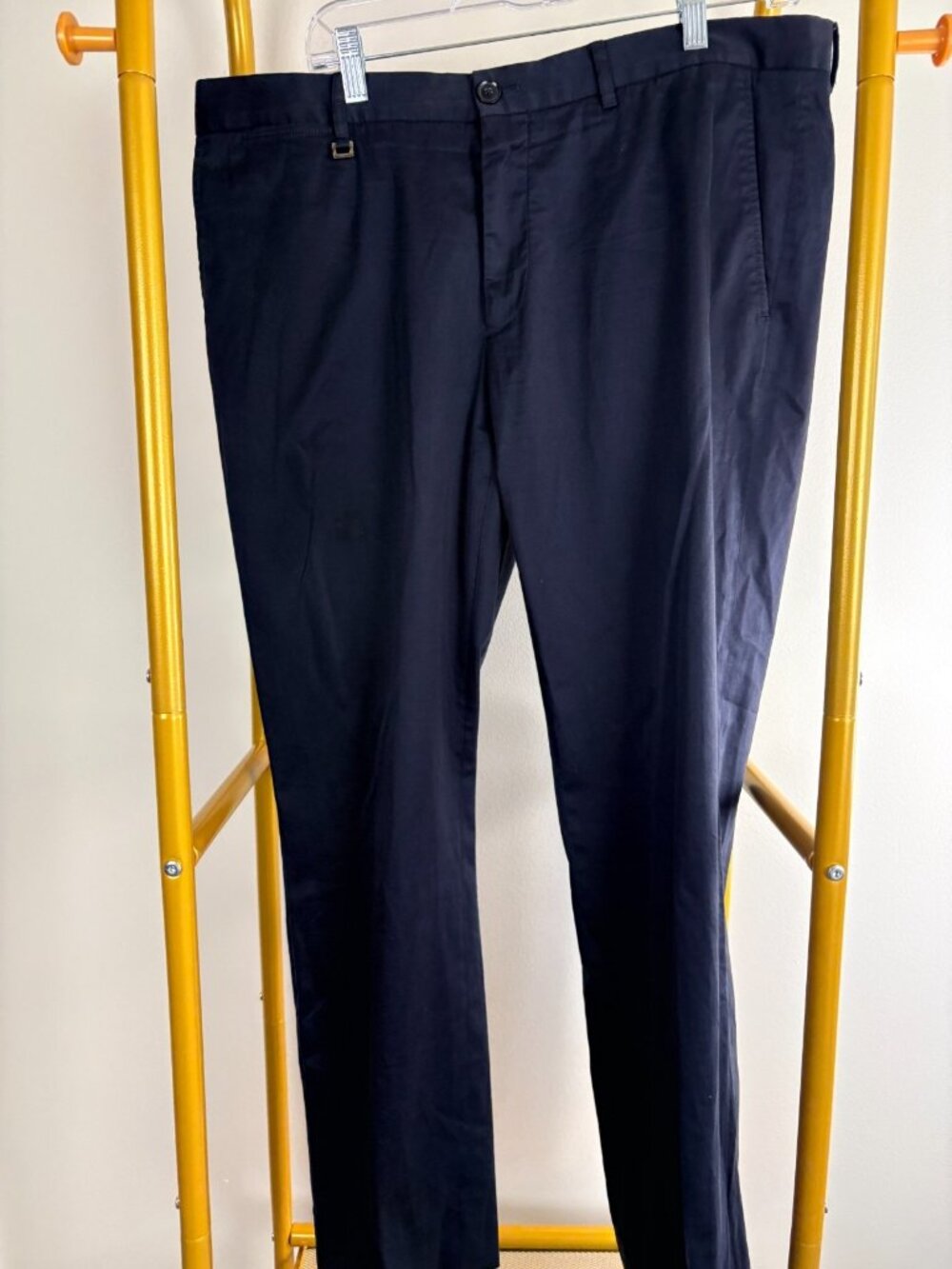 Recent Model! Ermenegildo ZEGNA Mens Navy Casual Pants 36 Waist